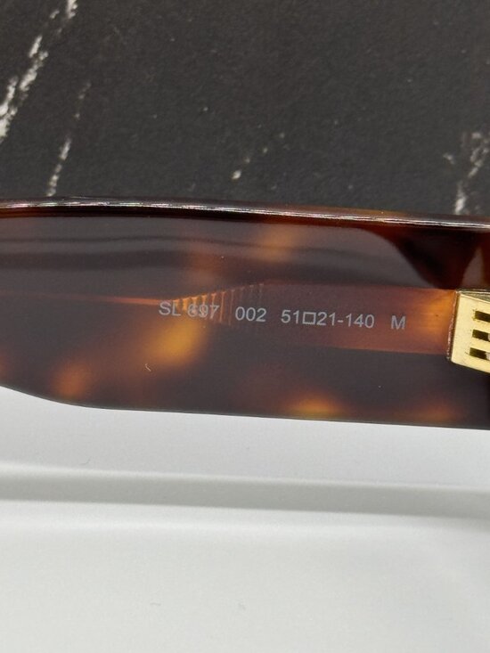 NEW SAINT LAURENT SL697 002 SUNGLASSES HAVANA UNISEX EYEWEAR